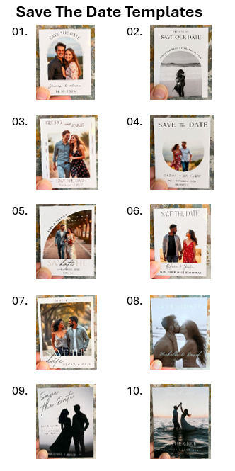 Save The Date Photo Magnets