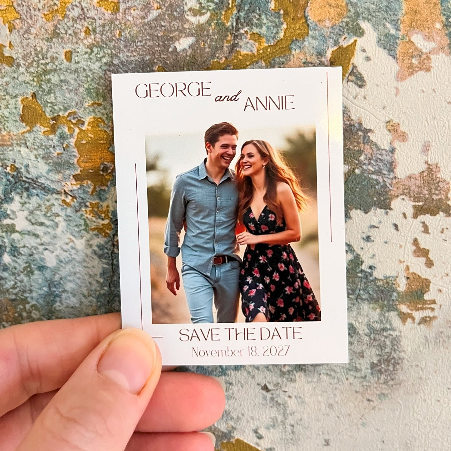 Save The Date Photo Magnets