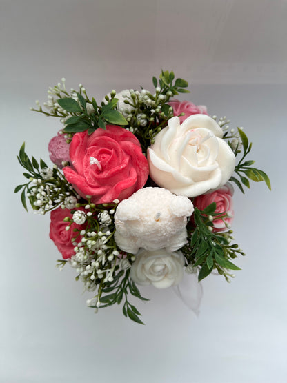 Flower Soy Wax Melt Candle Bouquet