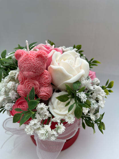 Flower Soy Wax Melt Candle Bouquet