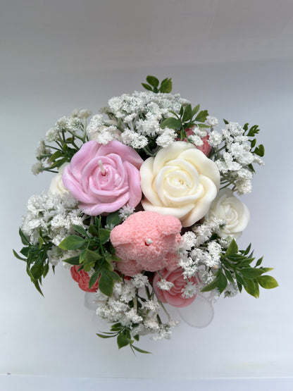 Flower Soy Wax Melt Candle Bouquet