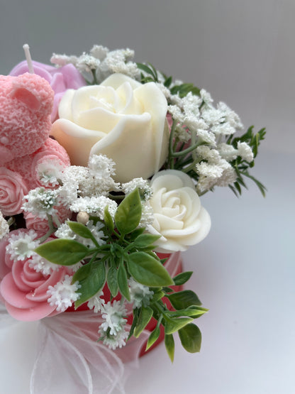 Flower Soy Wax Melt Candle Bouquet