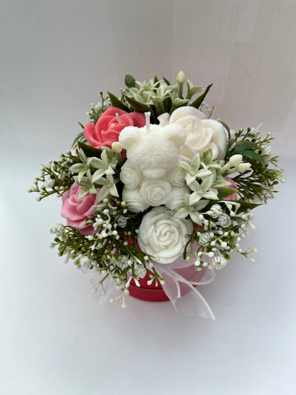 Flower Soy Wax Melt Candle Bouquet
